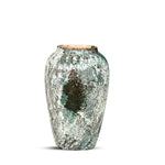SOGA 30x19cm Green Medium Ceramic Flower Vase Elegant Living Room Home Decor