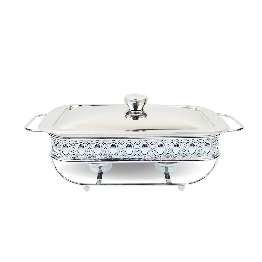 NNEAGS 2L Lace Edge Dining Stove Silver Color Portable Dining Cooking Appliance for Kitchen Essential