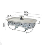 NNEAGS 1.5L Lace Edge Dining Stove Silver Color Portable Dining Cooking Appliance for Kitchen Essential