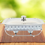 NNEAGS 2L Lace Edge Dining Stove Silver Color Portable Dining Cooking Appliance for Kitchen Essential