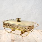 NNEAGS 1.5L Lace Dining Stove Cooking Appliance with Gold Color Kitchen Essential