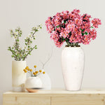 SOGA 35x17cm Plain White Large Ceramic Flower Vase Elegant Living Room Home Decor