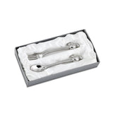 Teddy Bear Handle Baby Spoon & Fork Set
