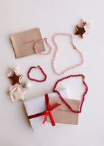 Pink Jade + 14k Gold Filled Toggle || Gemstone Necklace