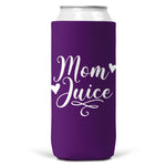 Mom Juice SLIM CAN Coozie Cooler 12 oz Koozie