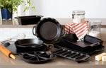 Cast Iron Seasoned Cast Iron Holiday Wreath Pan
