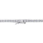12.5 ct. DEW Created Brilliant Sapphire Tennis Necklace - 14K Gold Overlay