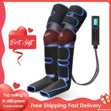 360° Foot Air Pressure Leg Massager Promotes Blood Circulation, Body Massager, Muscle Relaxation, Lymphatic Drainage Device 2022