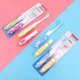 2PCS Convenient Folding Travel Toothbrush Adult Couple Manual Toothbrush Business Trip Storage Soft Bristle Toothbrush Mini Set