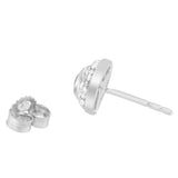 14K White Gold 1/3 cttw Round Cut Diamond Earrings (H-I, SI2-I1)-2
