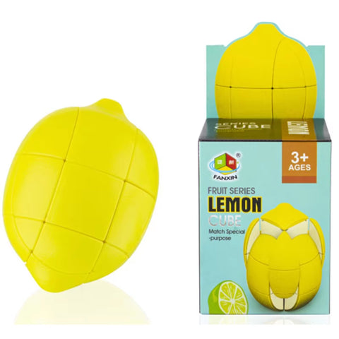 Fanxin Creative Fruit Magic Cube Banana Apple Lemon Orange Pear Peach Early Learning Magic Cube Children'S Gifts
