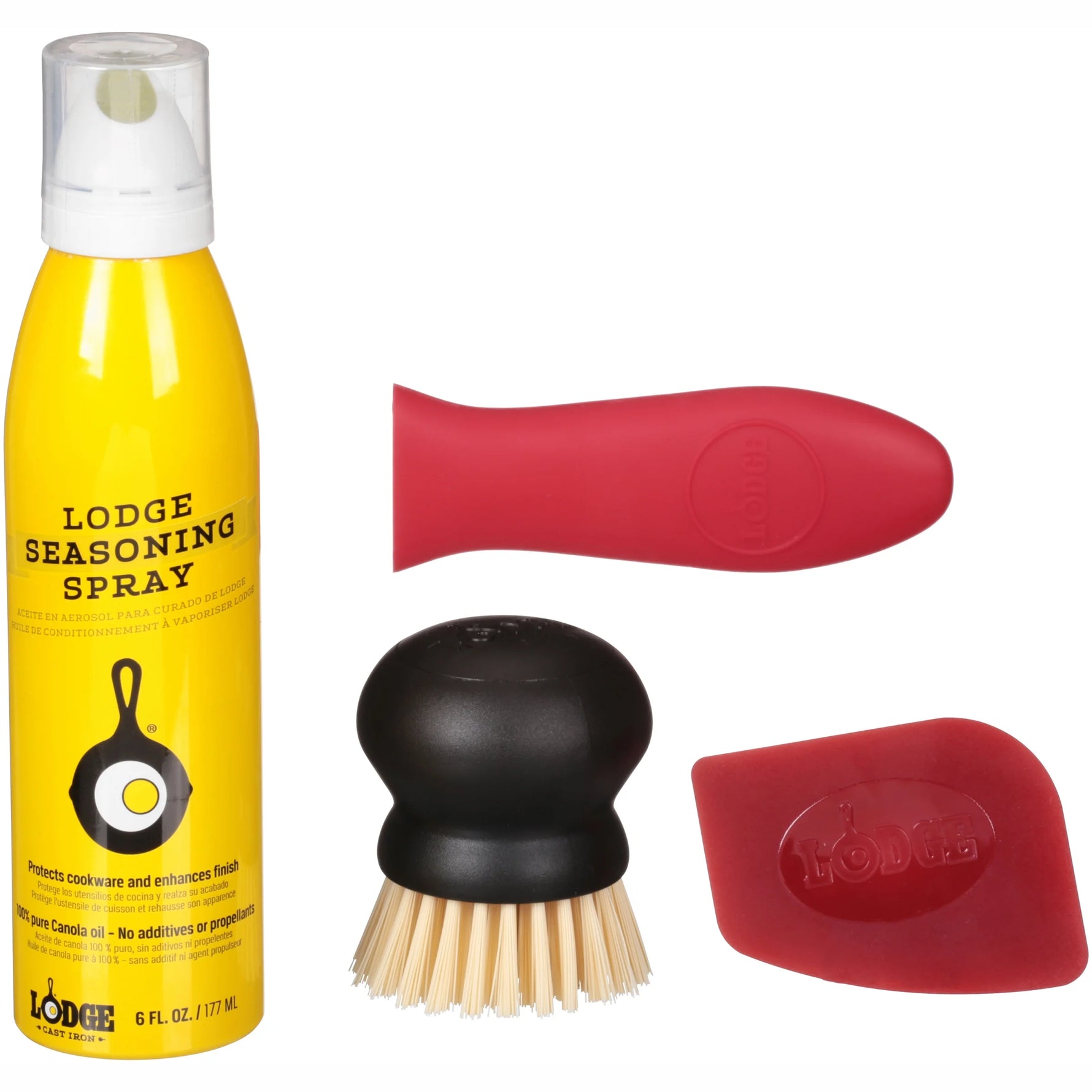 Cast Iron Seasoned Cast Iron Care Kit