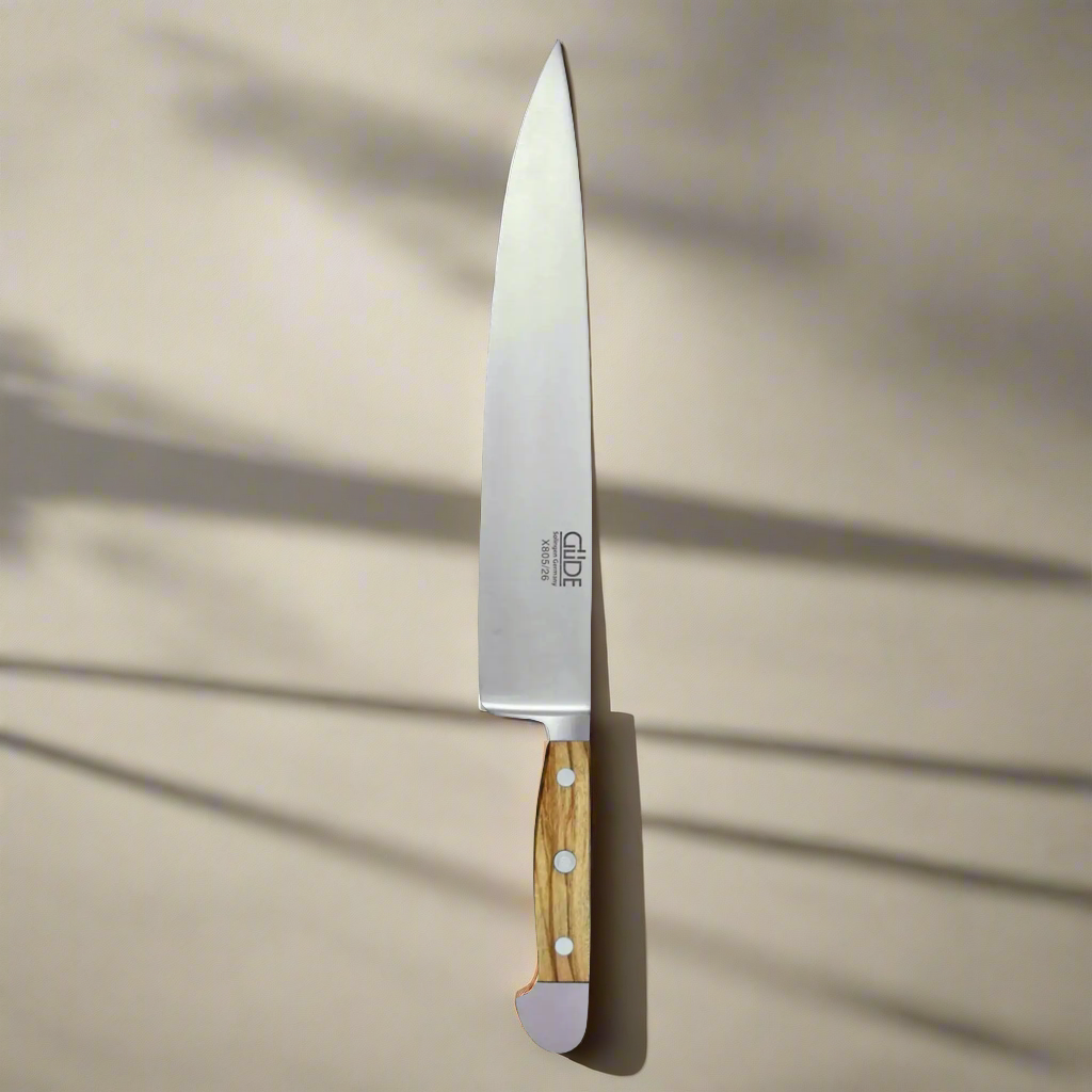 ALPHA OLIVE| Chef Knife - 10" | Forged Steel with Olive Wood handle-2