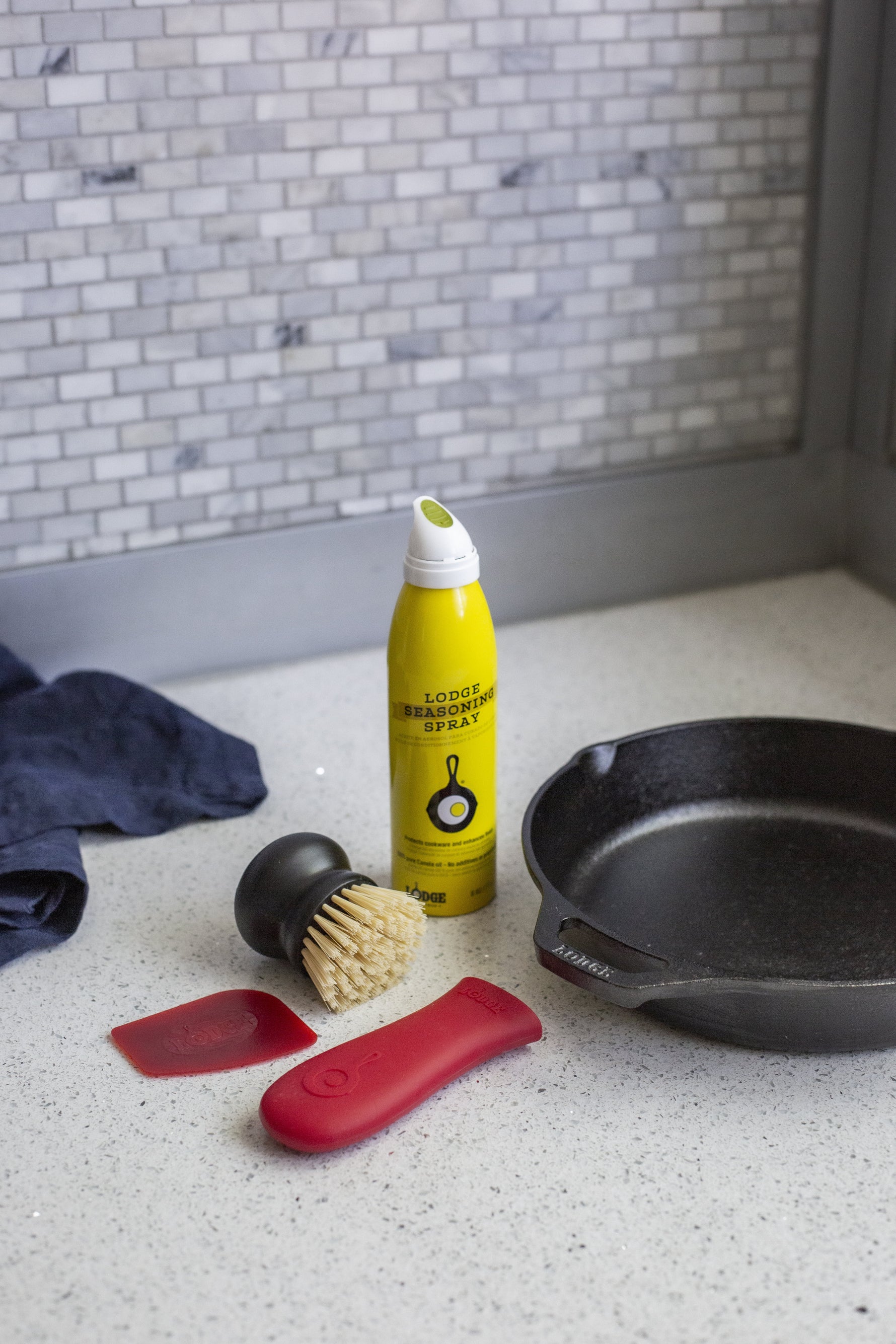 Cast Iron Seasoned Cast Iron Care Kit