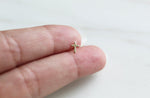 Cross Studs in 14k Gold