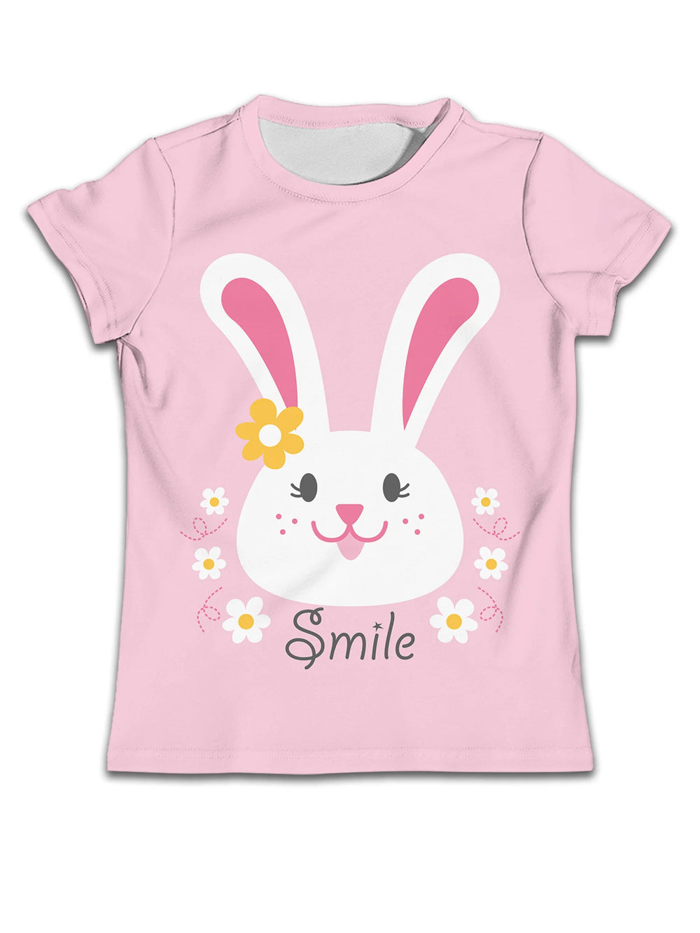 Children T-shirt Clothes Casual Soft T-shirt Cute Cat Cartoon Pattern