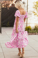 Raina Sleeve Flowy Long Dress