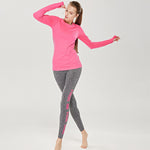 Women long sleeve yoga clothes