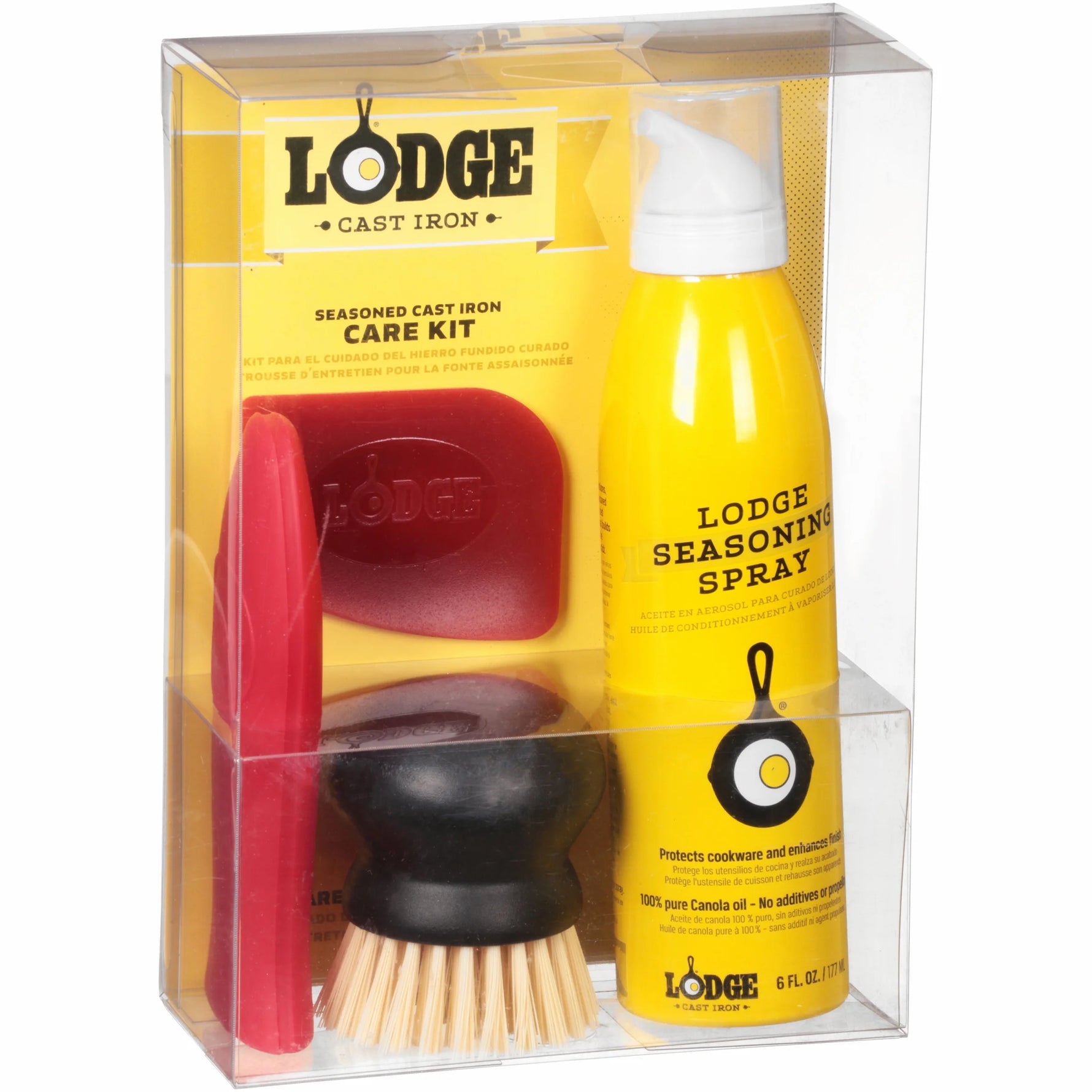 Cast Iron Seasoned Cast Iron Care Kit