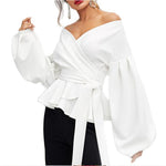 Women Bowknot Shirt