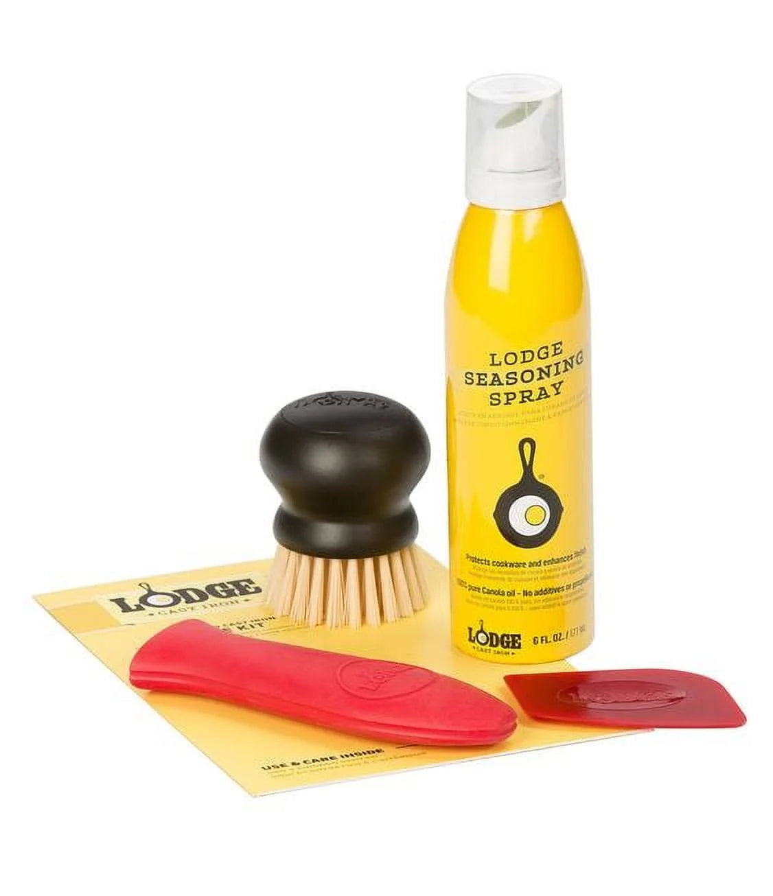 Cast Iron Seasoned Cast Iron Care Kit