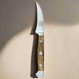 ALPHA OLIVE | Pairing Knife 2.36" | Forged Steel / Olive wood handle-2