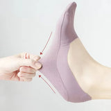 3 Pairs Women Socks High Quality Matching Casual Socks Summer Thin Cotton Bottom Non-Slip Invisible Low Short Socks Breathable