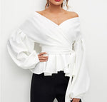 Women Bowknot Shirt