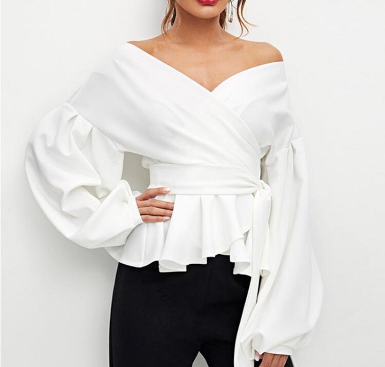 Women Bowknot Shirt