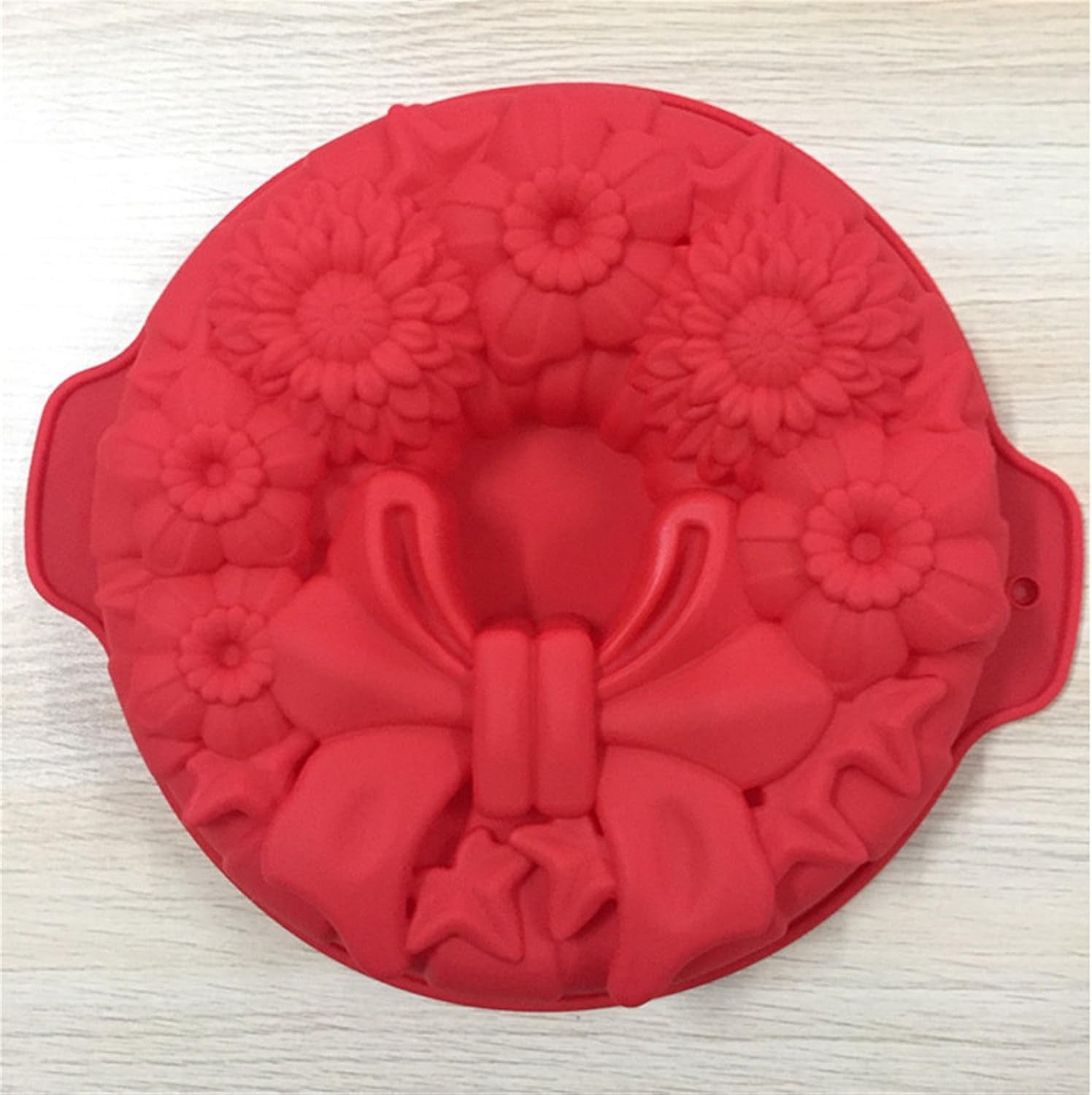 11.5'' Bow Tie Flower Cake Mold Silicone Baking Molds Party Cake Bakeware for Your Birthday Dessert, Cake, Bread, Tart, Pie, Flan and More #3