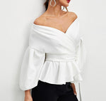 Women Bowknot Shirt