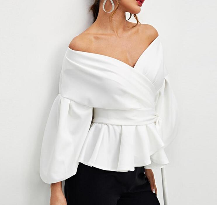 Women Bowknot Shirt