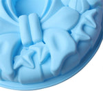 11.5'' Bow Tie Flower Cake Mold Silicone Baking Molds Party Cake Bakeware for Your Birthday Dessert, Cake, Bread, Tart, Pie, Flan and More #3
