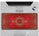 Large Persian Mouse Pad Office Carpet MousePad Natural Rubber Lockedge Anti Slip Desk Mat Laptop Office Game Accessories Pad