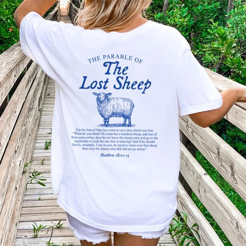 Women Back Print Bible Verse T-Shirts Christian