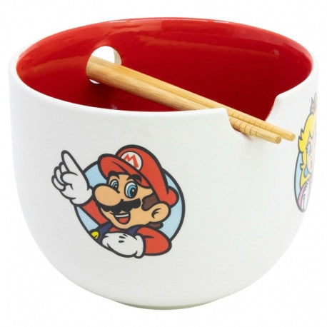 Super Mario Ramen bowl with chopsticks - gift boxed-0