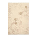 6' x 9' Hand Knotted Tamarian 100% Wool Tibetan Transitional Oriental Area Rug Ivory, Olive Green Color-1