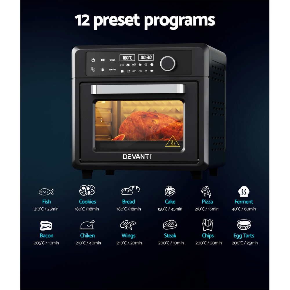 NNEDSZ Air Fryer 20L LCD Fryers Oven