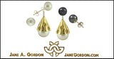 Akoya pearl drop earring- 14K Gold