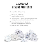 Minimalist Diamond Flower Tragus Earring with Flat Back