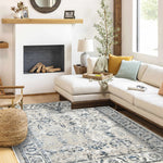 ROY's Home High&Low Area Rugs, Silver and Dark Shiny Effect
