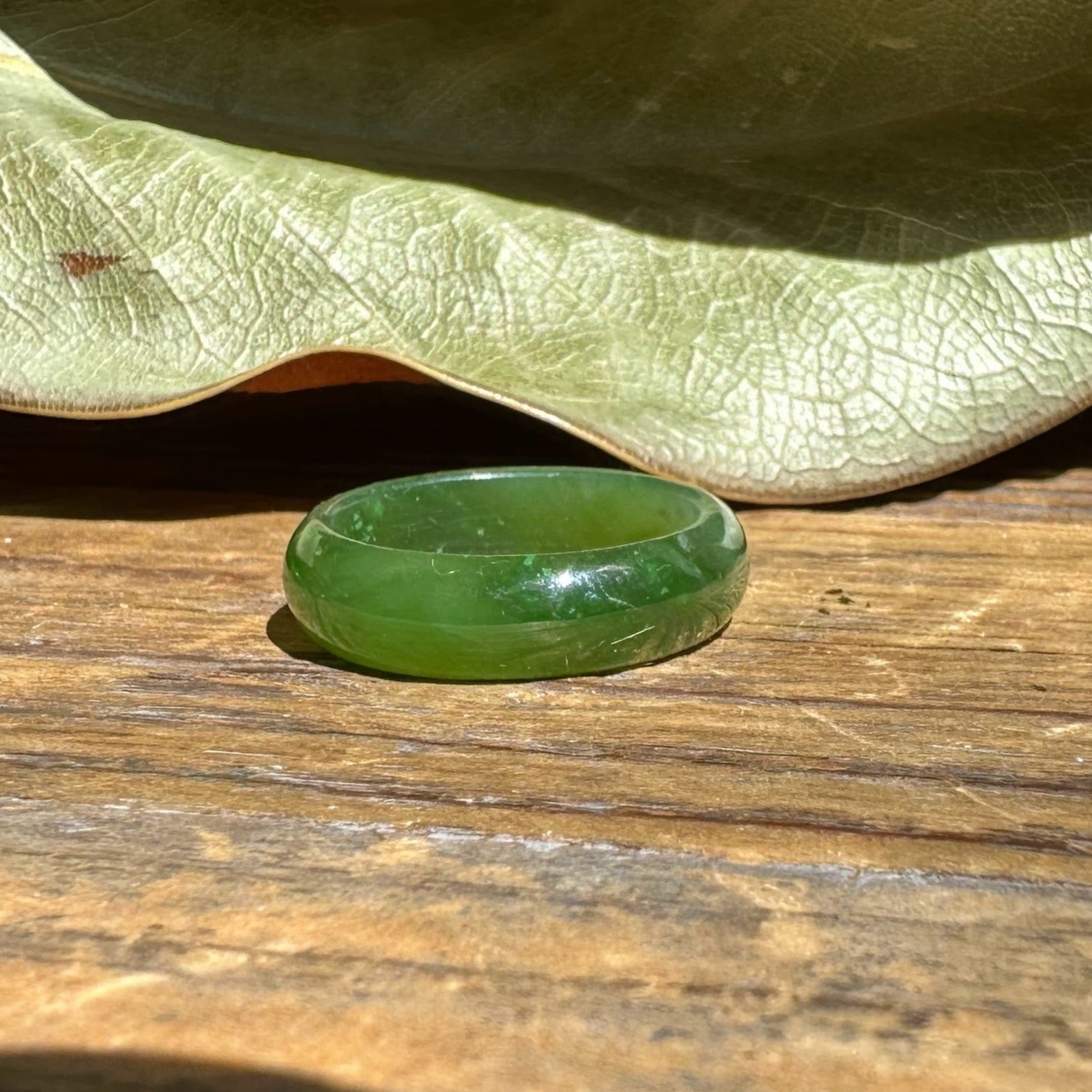 Jade Band Ring 6mm