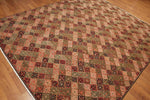8x10 Olive Brown Hand knotted 100% Wool Modern & Contemporary Oriental Area Rug-4