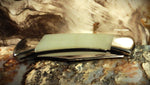 Buck Knife by Michael Hoover, Korean White Jade #4