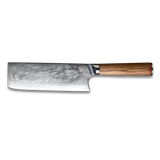 MIA X | Cleaver Knife 7" Damascus AUS10 Steel 67 Layer / Olive Wood handle