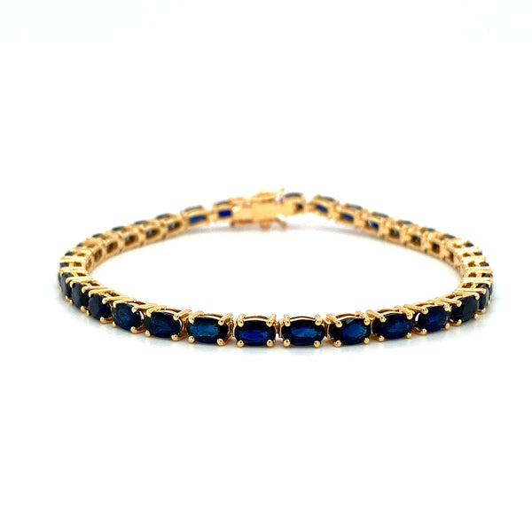 Sapphire Bracelet in 14K Yellow Gold - KGD 41526