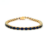Sapphire Bracelet in 14K Yellow Gold - KGD 41526