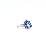 Sapphire and Diamond Ring in 14K White Gold - KGR 14085