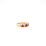 Ruby and Diamond Ring in 14K Yellow Gold - KGR 16513
