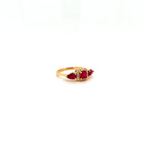 Ruby and Diamond Ring in 14K Yellow Gold - KGR 17102